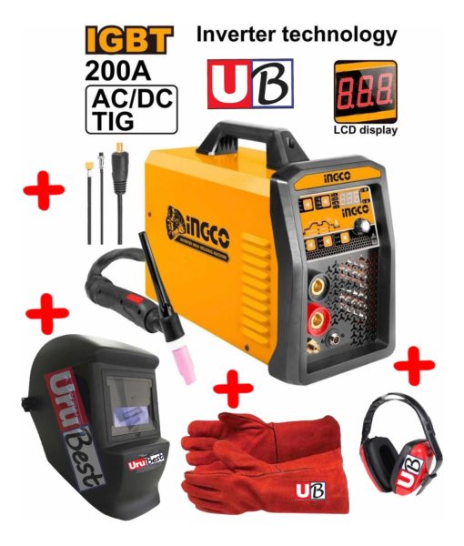 Soldadora Inverter Ac/dc Tig Mma 200 Ingco Acdctig2001 * * - Imagen 3