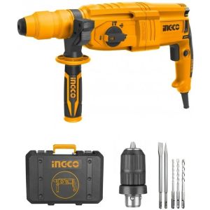 Rotomartillo Ingco Rgh9018 800w 0-1200rpm 2.5 Joule + Guante