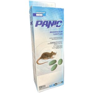 Veneno Cebo Raticida Rodenticida Panic 100 Grs Rata Raton