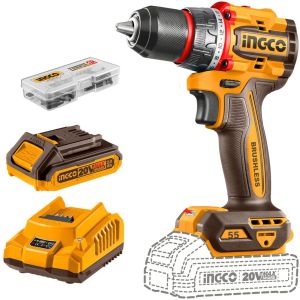 Taladro Atornillador 55nm C/ Bat Y Carg Ingco Cdli205582