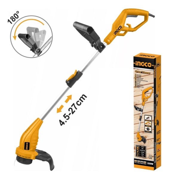 Bordeadora Ingco Telescópica 350w Gt3512 Color Amarillo - Imagen 2