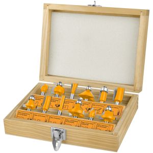 Kit 12 Fresas Ingco 12mm Router Fresadora Trompo Akrt1221