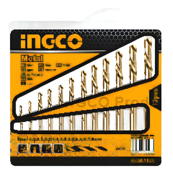 Set 12 Mechas Taladro Metal 2-8mm Blister Ingco Akdb1125 - Imagen 2