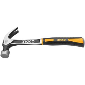 Martillo De Uña Curva Acero 560g Ingco Mango De Plástico