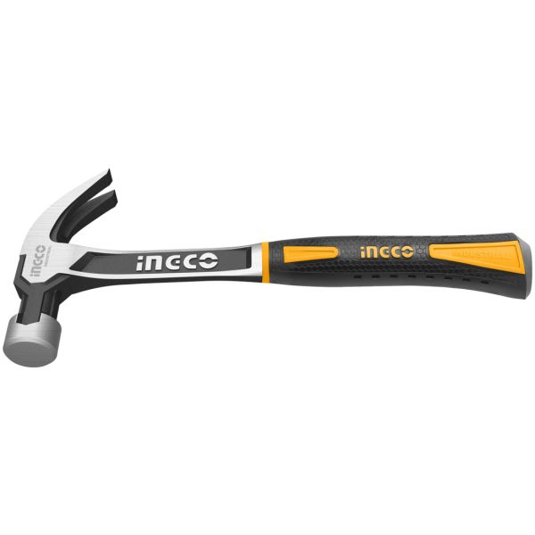 Martillo De Uña Curva Acero 560g Ingco Mango De Plástico