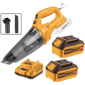 Aspiradora 20v Auto/varios +2 Baterias 4ah Y Cargador Ingco
