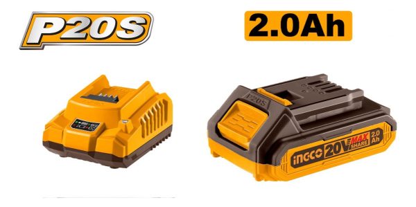 Pistola De Calor 20v + Bateria Y Cargador Ingco Hgli206 - Imagen 3