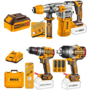 Kit Herramientas Rotomartillo + Taladro + Llave Cosli250281
