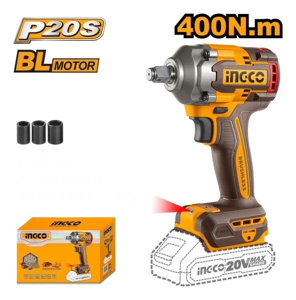 Rotomartillo + Llave De Impacto + Taladro 20v Ingco Ckli2063 - Imagen 2