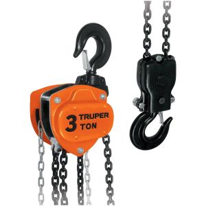 Aparejo Cadena Manual 3000kg 3 Mts Truper Pol-3