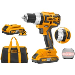 Taladro Atorn Perc. 13mm 20v Brushless Ingco Cidli20608 * *