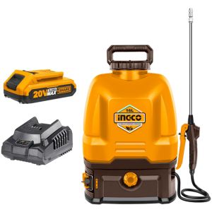 Rociador Pulverizador Fumigador 20v 16 Lts Bat+ Carg Ingco