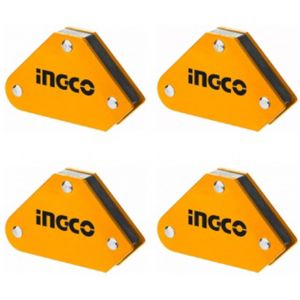 Set X4 Escuadras Magneticas Ingco Amwh4001