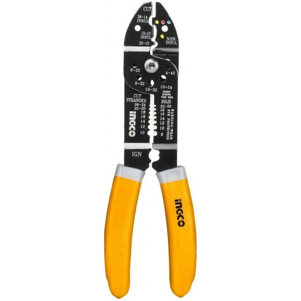 Alicate Pela Cable De 8.5 Marca Ingco 215 Mm Industrial