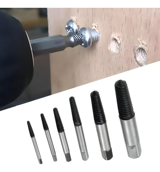 Kit 6 Contra Macho Extractor De Tornillos Ingco Ase106 - Imagen 5