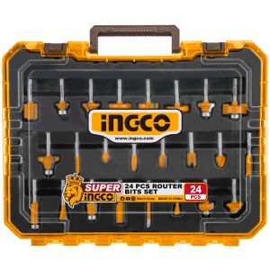 Set X 24 Fresas 12mm P Router Fresadora Ingco Akrt24122