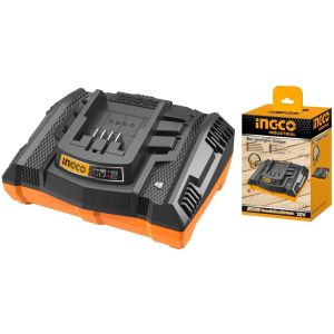 Cargador Rapido 20v 4.0ah (1hr) Y 2.0ah Ingco Fcli2003