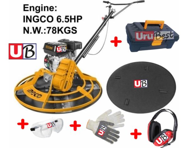 Helicoptero Alisador Hormigon 6.5hp 78kg Ingco Gpt361-2 * * - Imagen 2