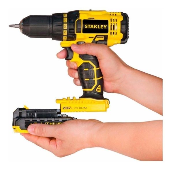 Taladro Atornillador Inalámbrico De 13mm Stanley Scd20c2 - Imagen 2