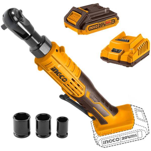 Llave Crique 20v Bateria P20s Ingco Cdrli206015