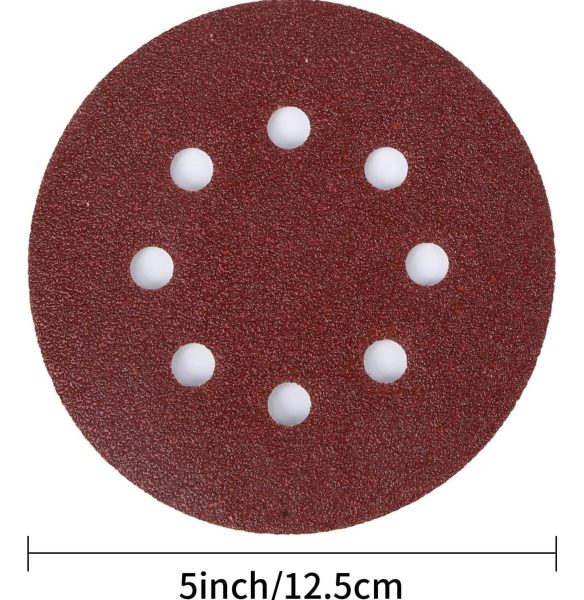 50 Lijas 5 125mm Para Rotorbital G40 80 120 180 Akrs Ingco - Imagen 4