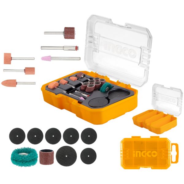 Set 25 Piezas Accesorios Mini Torno Ingco Akmg5024