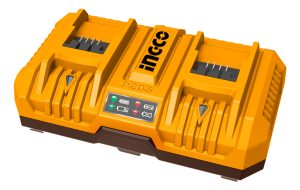 Cargador De Bateria 20v Rapido Y Doble 8ah Ingco Fcli2082