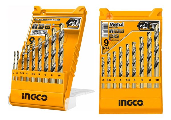 Mechas Para Metal Milimétricas Set 9 Piezas Ingco Akd1095 - Imagen 2