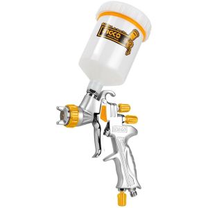 Pistola Para Pintar De Gravedad Lvmp Ingco 600 Ml Industrial