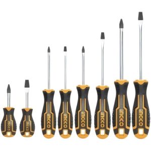 Set 8 Destornilladores Ingco Hksd0828 Indust Imantado