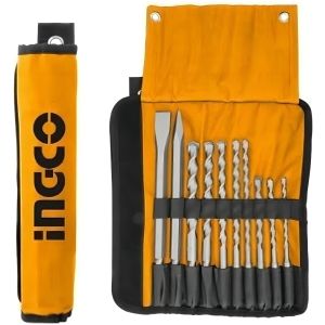 Kit Set Cincel Y Mechas Sds Plus Rotomartillo 10 Pcs Akd2101