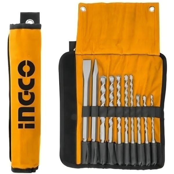 Kit Set Cincel Y Mechas Sds Plus Rotomartillo 10 Pcs Akd2101