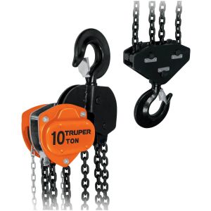 Aparejo Cadena Manual 10.000kg 3 Mts Truper Pol-10