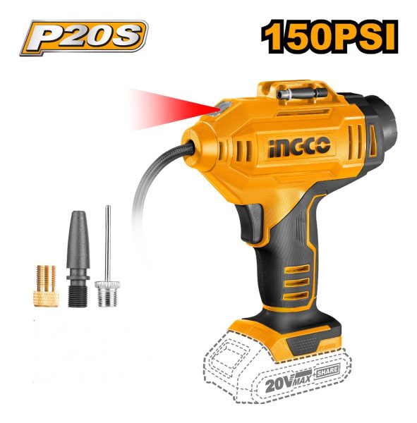 Kit Combo 9 Herramientas 20v Llave 850nm 2 Baterías Ingco Ub - Imagen 5