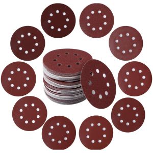 50 Lijas 5 125mm Para Rotorbital G40 80 120 180 Akrs Ingco