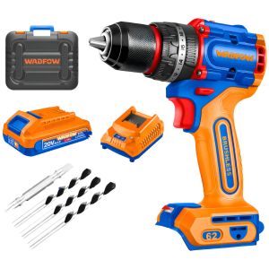 Taladro Atornillador 2 Batería 20v Cargador Y Accesorios Col