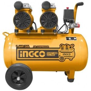 Compresor De Aire Libre De Aceite 50lt 2x08hp Ingco