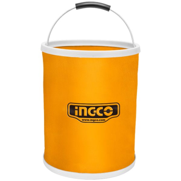 Balde Plegable 15l Ingco Amfb15 Color Naranja Claro