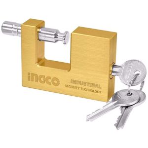Candado Seguridad 70mm Rectangular Ingco Dbbpl0702 Bronce