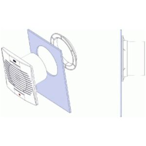 Extractor De Aire Para Baño 120 Mm Silencioso Con Mosquitero