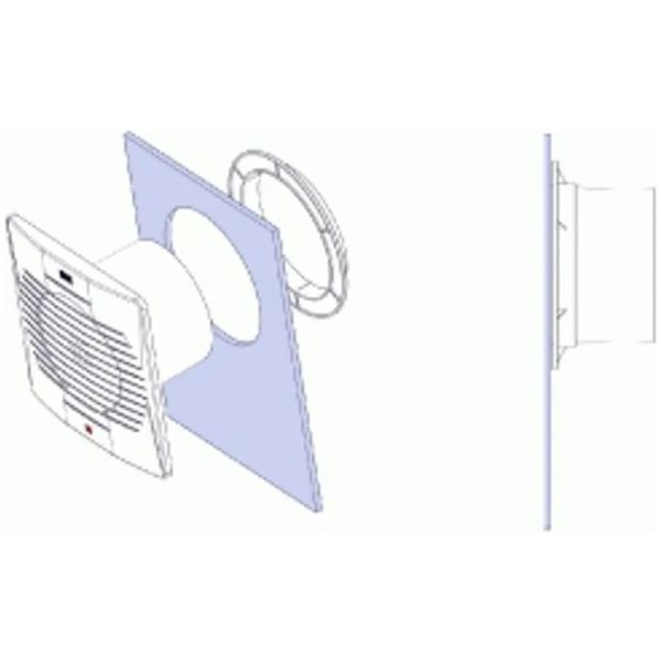 Extractor De Aire Para Baño 120 Mm Silencioso Con Mosquitero