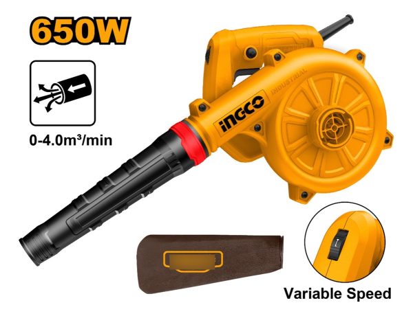 Sopladora 650w 220v Veloc. Variable 16000rpm Ab6038 Ingco - Imagen 2