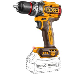 Taladro Atornillador Percutor 86nm 20v Ingco C/bat Y Carg