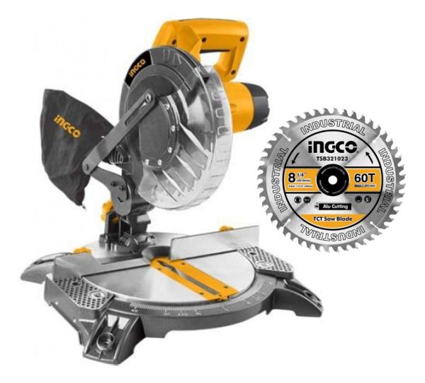 Sierra Ingletadora Disco 8 Corte 120mm 1400w Ingco Bms14002 - Imagen 2