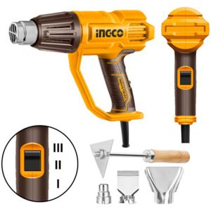 Pistola De Calor 2000w Hg200078 Ingco Color Naranja Claro