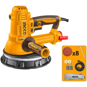 Lijadora De Yeso 850w 180mm 7 + Accesorios Ingco Dws10508