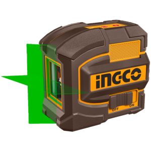 Nivel Laser Autonivelante 35mts Luz Verde 2 Líneas Ingco