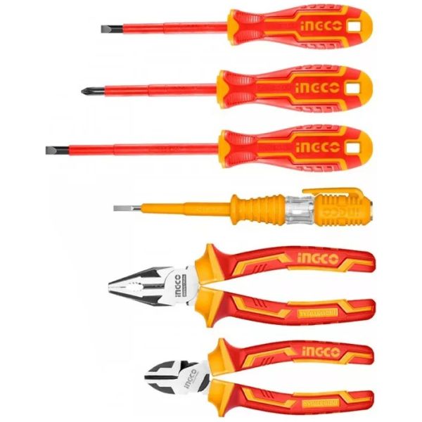 Kit De 6 Herramientas Aisladas Ingco Hkist3061 - Smf