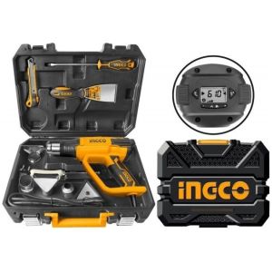 Pistola De Calor 2000w Con Display Ingco Hg200028-1 *ub