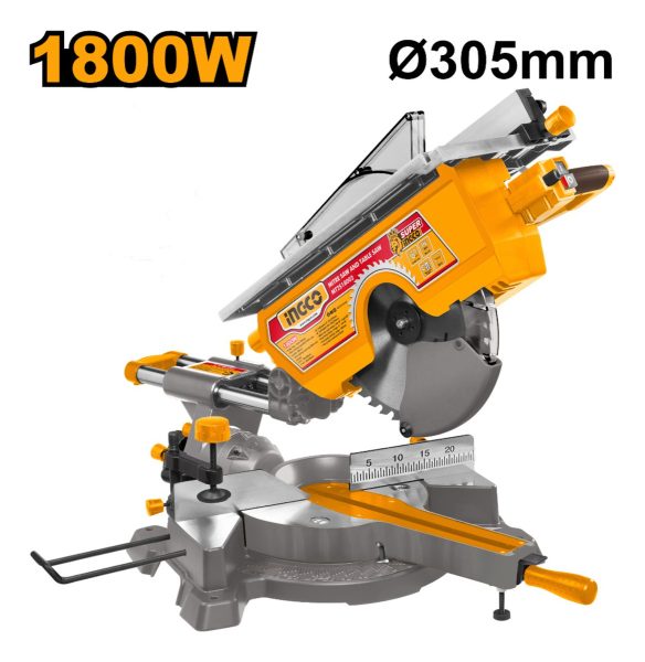 Ingletadora Deslizante + Sierra De Mesa 12'' Ingco Mt2s18002 - Imagen 2